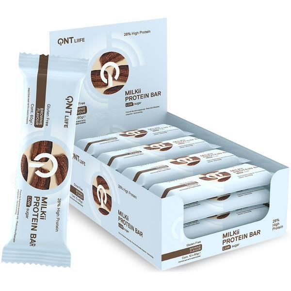 QNT MILKII PROTEIN BAR BROWNIE 60GR Q1