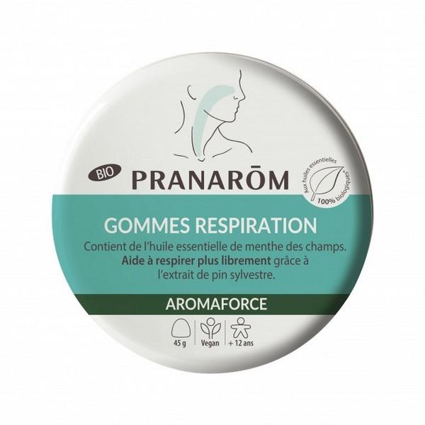 PRANAROM GOMMES RESPIRATION MENTHE DES CHAMPS 45GR PR