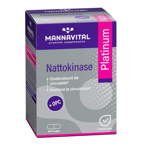 MANNAVITAL NATTOKINASE + OPC PLATINUM 90X V CAPSULES MV1