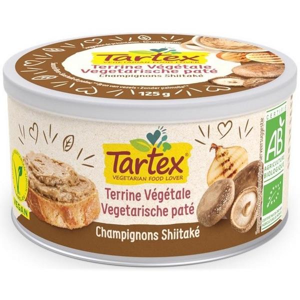 TARTEX TERRINE VEGETALE CHAMPIGNONS SHIITAKE 125GR BF12