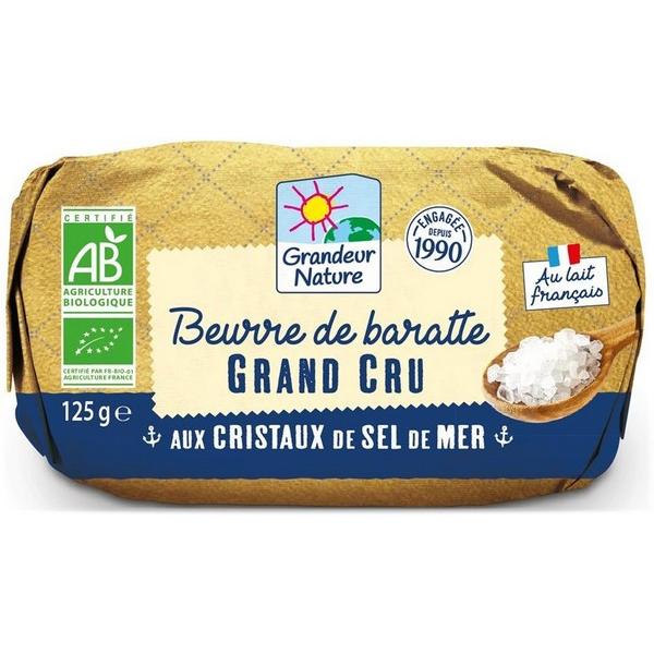 GRANDEUR NATURE BEURRE DE BARATTE GRAND CRU 125GR BF12