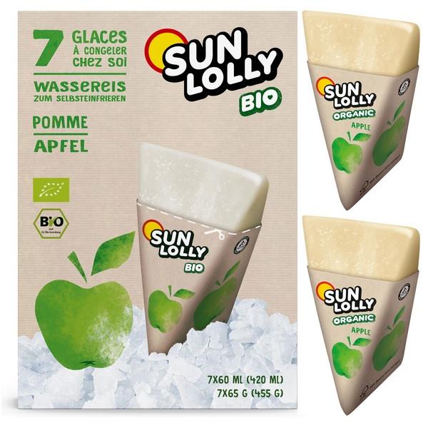 SUN LOLLY 7 GLACES A CONGELER POMME 7X60ML 420ML HY