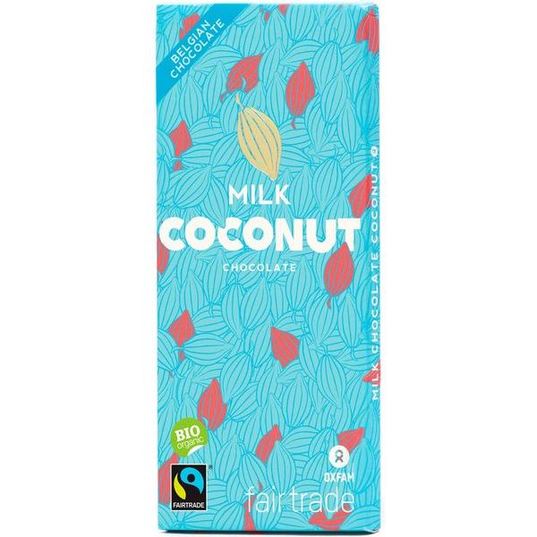 OXFAM CHOCOLAT AU LAIT NOIX DE COCO 100GR BF12