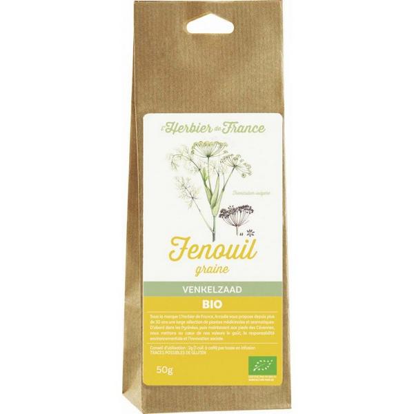 L'HERBIER DE FRANCE FENOUIL GRAINE 50GR VJ6