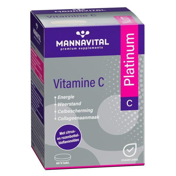 MANNAVITAL VITAMINE C PLATINUM 60X V-CAPSULES MV1