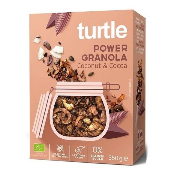 TURTLE POWER GRANOLA COCONUT & CACAO 350GR BF6