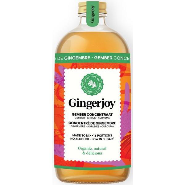 GINGERJOY CONCENTRE DE GINGEMBRE AGRUMES CURCUMA 480ML BF6