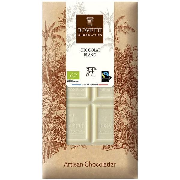 BOVETTI CHOCOLATIER CHOCOLAT BLANC 34% CACAO 100GR BF15