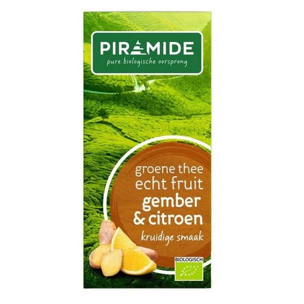 PIRAMIDE THE VERT GINGEMBRE & CITRON 20X SACHETS BF6