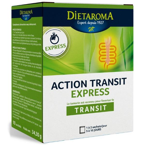 DIETAROMA ACTION TRANSIT EXPRESS 10X SACHETS 34.30GR MN