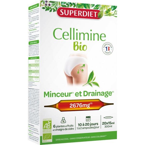 SUPERDIET CELLIMINE MINCEUR 30X15ML 450ML SD