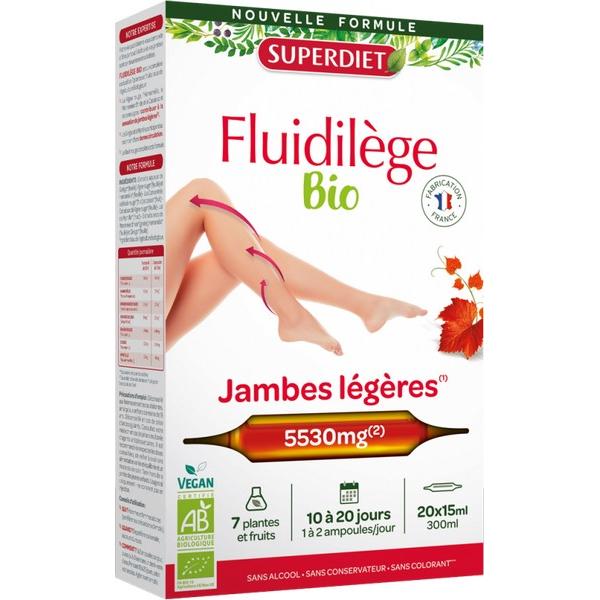 SUPERDIET FLUIDILEGE JAMBES LEGERES 5530MG 30X15ML 450ML SD