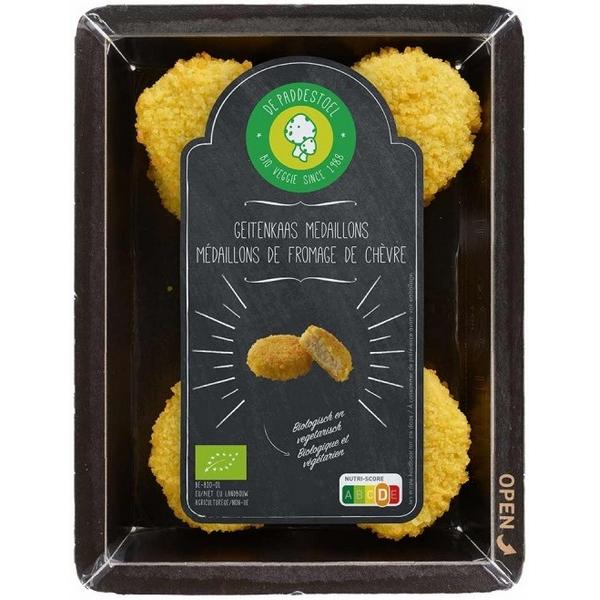 DE PADDESTOEL MEDAILLONS DE FROMAGE DE CHEVRE 200GR BF