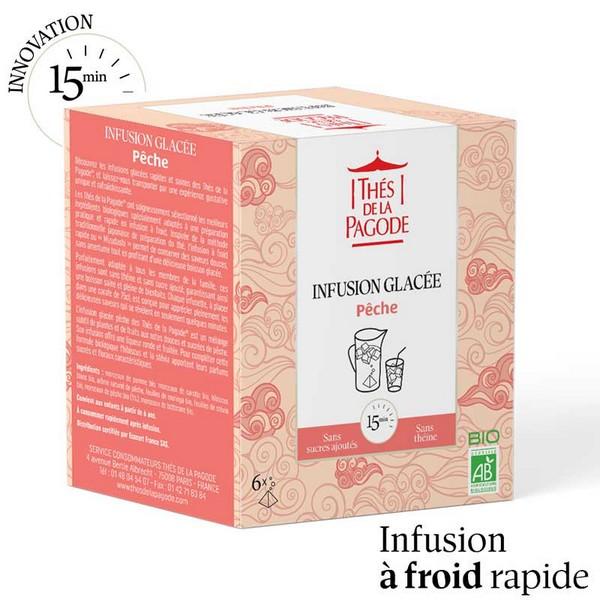 THES DE LA PAGODE INFUSION GLACEE PECHE 6X SACHETS TDP