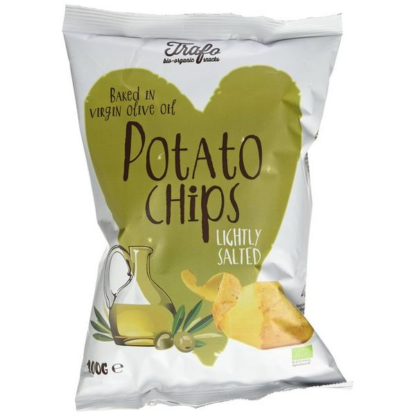 TRAFO CHIPS PATATE SALÉ A L'HUILE D'OLIVE 100GR BF12