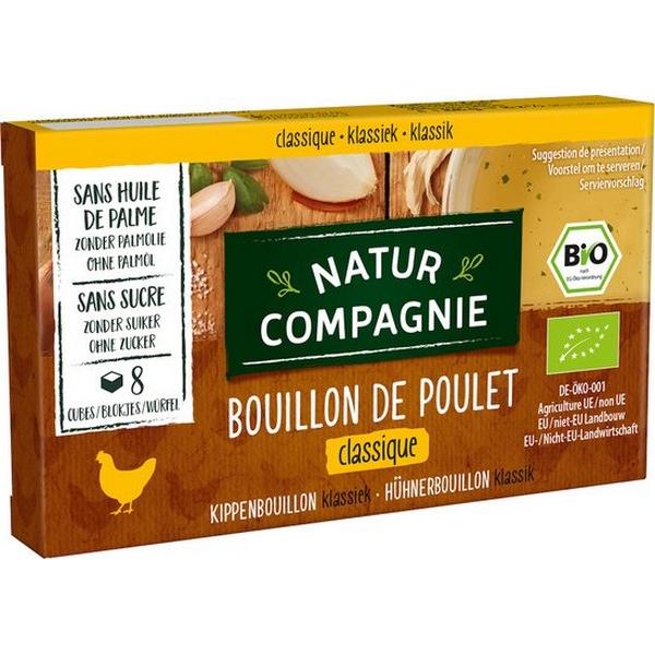 NATUR COMPAGNIE BOUILLON DE POULET 8X11GR 96GR BF12