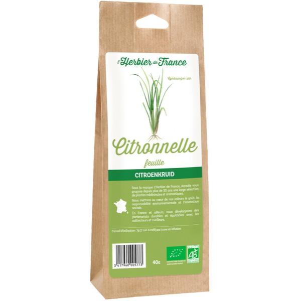 L'HERBIER DE FRANCE CITRONNELLE FEUILLE 40GR VJ6