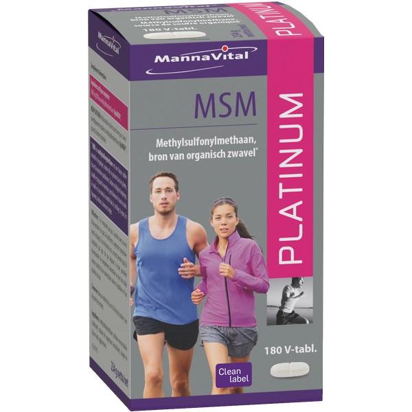 MANNAVITAL MSM PLATINUM 180X V-COMPRIMÉS MV3