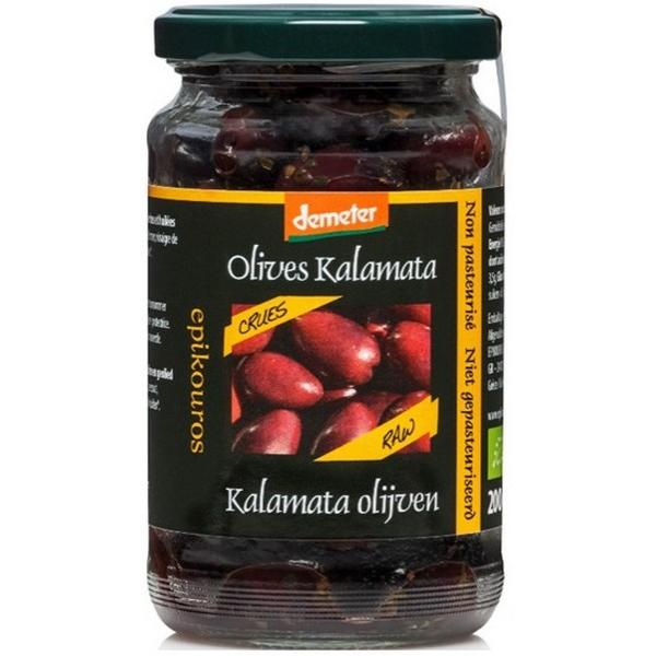 EPIKOUROS OLIVES NOIRES KALAMATA CRUES DEMETER 200GR VJ6