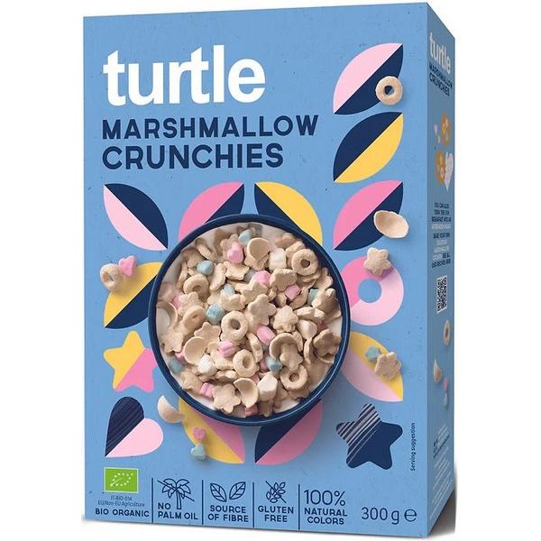 TURTLE MARSHMALLOW CRUNCHIES 300GR BF8