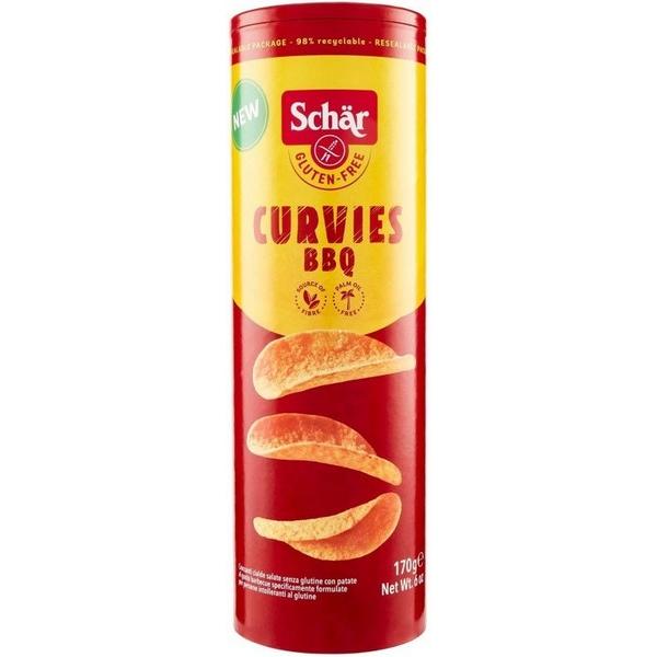 SCHAR CURVIES CHIPS BBQ 170GR RV10