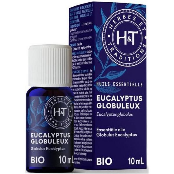 HERBES ET TRADITIONS HUILE ESSENTIELLE DE EUCALYPTUS GLOBULEUX 10ML HT