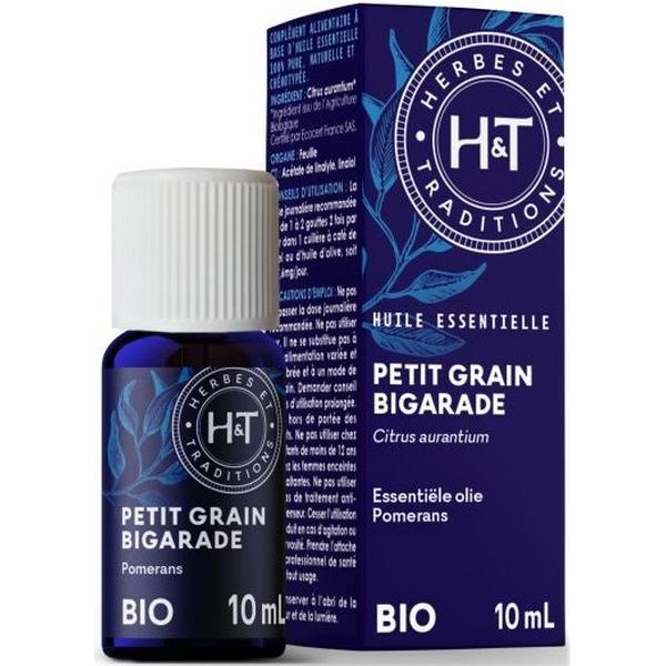 HERBES ET TRADITIONS HUILE ESSENTIELLE DE PETIT GRAIN BIGARADE 10ML HT