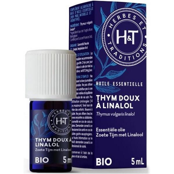 HERBES ET TRADITIONS HUILE ESSENTIELLE DE THYM DOUX A LINALOL 5ML HT