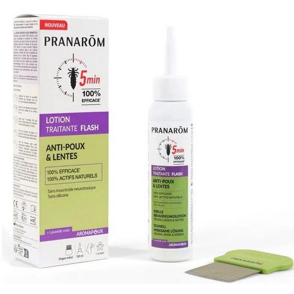 PRANAROM LOTION TRAITANTE FLASH ANTI-POUX & LENTES 5MIN 100ML BF