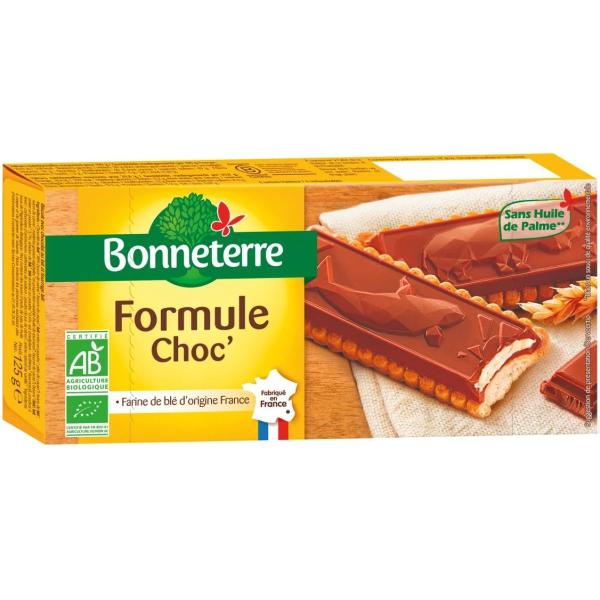 BONNETERRE FORMULE CHOC' BISCUITS 125GR BF12