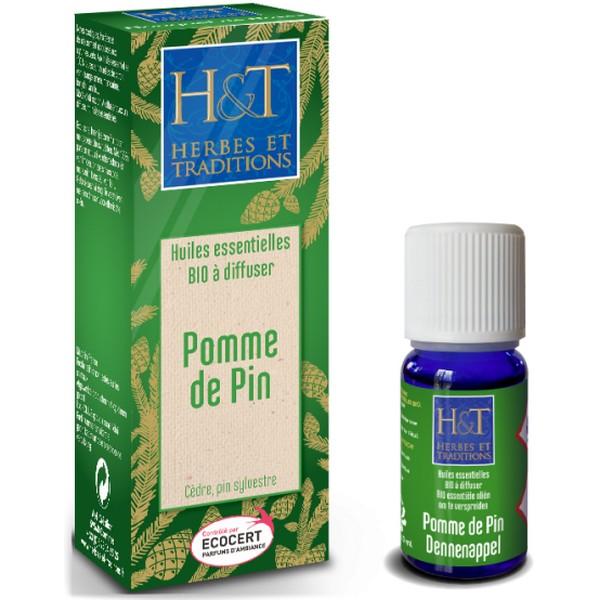 HERBES ET TRADITIONS HUILES ESSENTIELLES A DIFFUSER POMME DE PIN 10ML HT