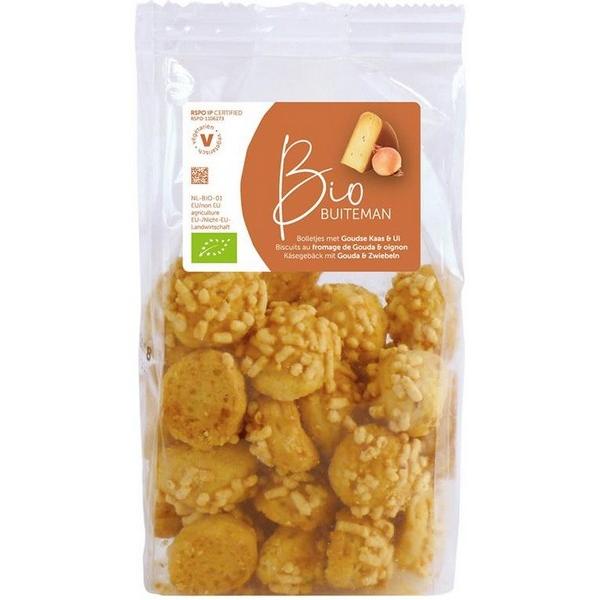 BUITEMAN BISCUITS AU FROMAGE DE GOUDA & OIGNON 125GR BF10