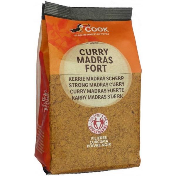 COOK CURRY MADRAS FORT EN POUDRE 500GR VJ1