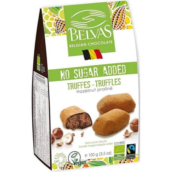 BELVAS CHOCOLAT TRUFFLES PRALINE NOISETTE 100GR BF6