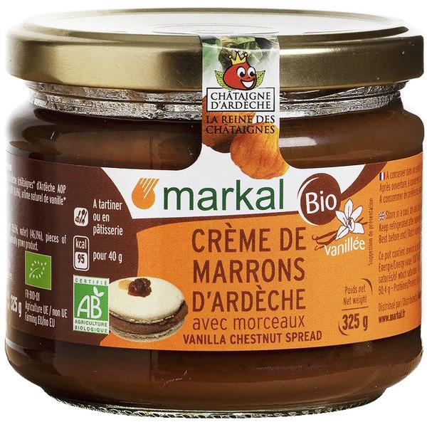 MARKAL CREME DE MARRONS D'ARDECHE AVEC MORCEAU VANILLE 325GR MR6